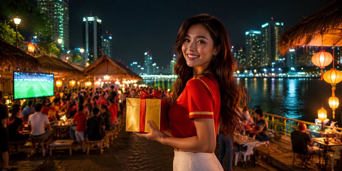 Người hâm mộ bóng đá Sài Gòn theo dõi và cá cược thể thao trực tiếp qua điện thoại trong lễ hội